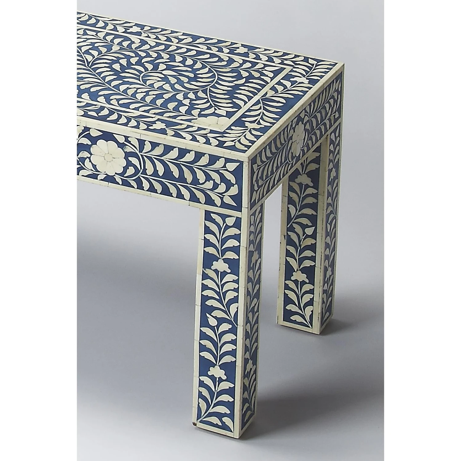 Bone Inlay Bench By Butler Specialty Company 5 Bone Inlay Bench By Butler Specialty Company - Image 3