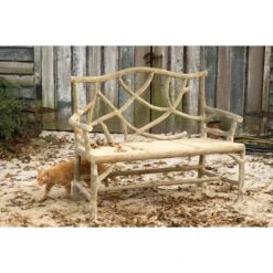 Woodland Bench By Currey And Company -Interior Sales Store Currey and Company 2705 2