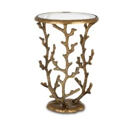 Coral Accent Table By Currey And Company