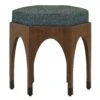 Dyer Blue Ink Ottoman By Currey And Company -Interior Sales Store Currey and Company 7000 0272 1