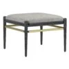 Visby Smoke Ottoman By Currey And Company -Interior Sales Store Currey and Company 7000 0292 1