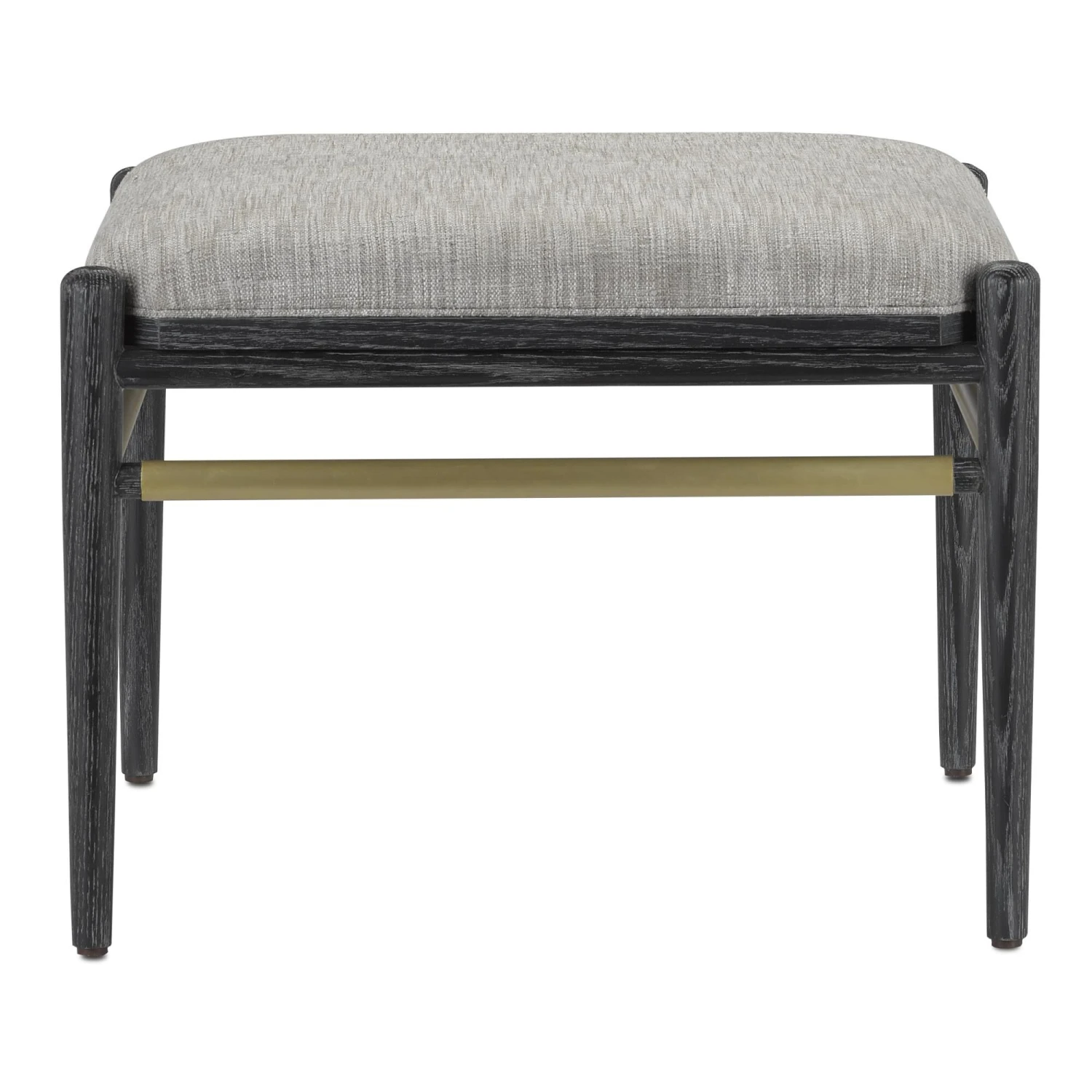 Visby Smoke Ottoman By Currey And Company 5 Visby Smoke Ottoman By Currey And Company - Image 3