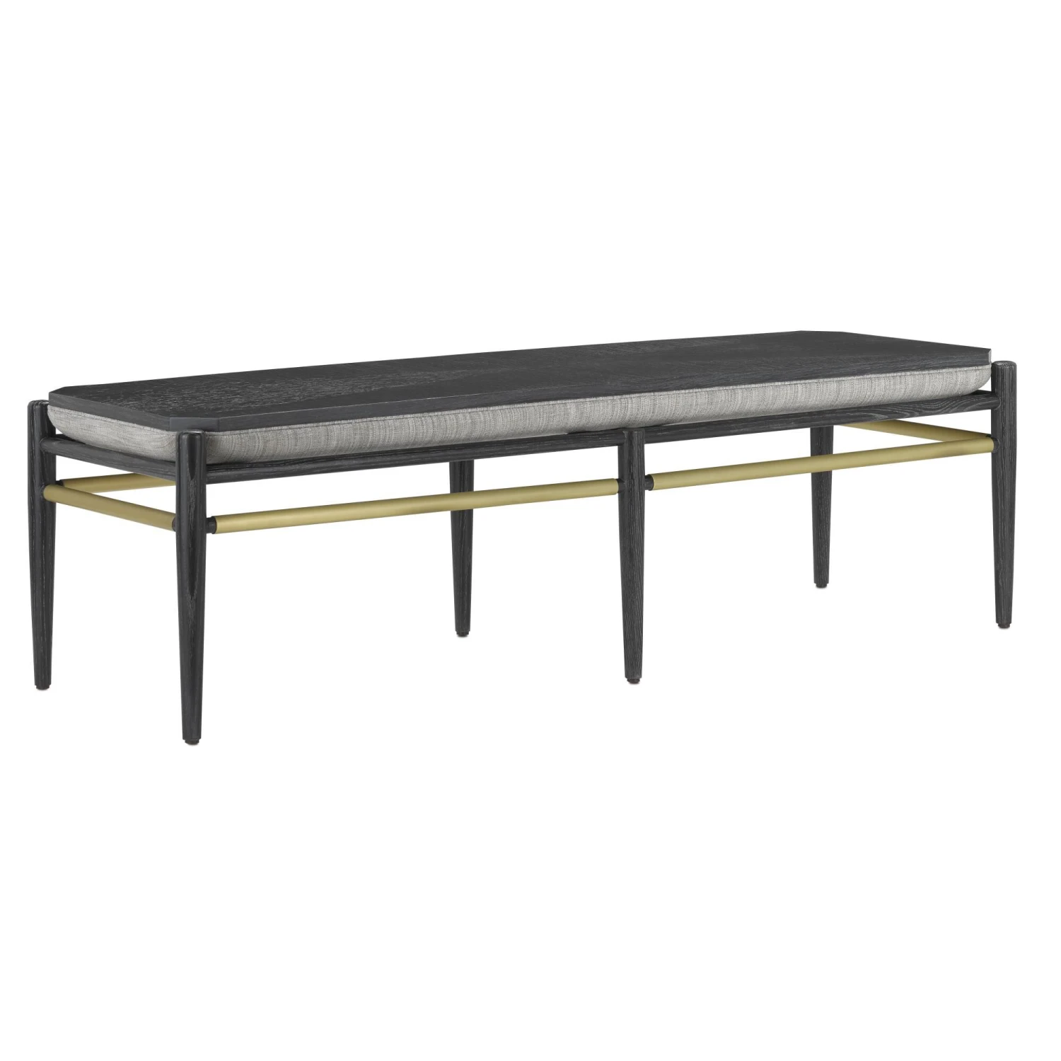 Visby Smoke Bench By Currey And Company 4 Visby Smoke Bench By Currey And Company - Image 2