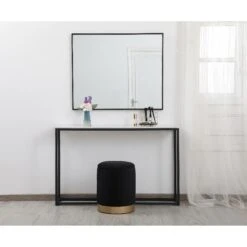 Ozman Ottoman By Elegant Decor -Interior Sales Store Elegant Decor OT1015BK 1