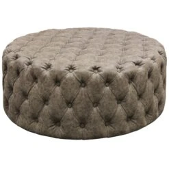 Franklin Ottoman By Harp And Finial