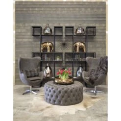 Franklin Ottoman By Harp And Finial -Interior Sales Store Harp and Finial HFF24736DS LS 2