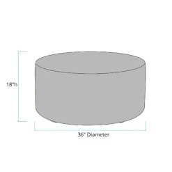 Universal Ottoman Cover By Howard Elliott Collection -Interior Sales Store Howard Elliott Collection C132 221 5