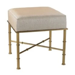 Gold Cane Bench By Sterling Industries