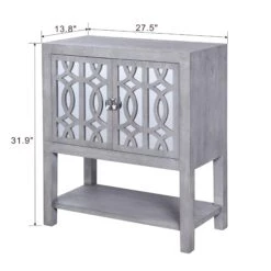 Gray Storage Cabinet By Stylecraft -Interior Sales Store Stylecraft SF26382DS Diagram