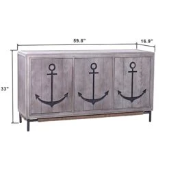 Anchor Credenza By Stylecraft 17 Anchor Credenza By Stylecraft -Interior Sales Store Stylecraft SF26436DS Diagram