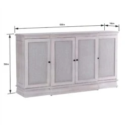 Kingston Credenza By Stylecraft -Interior Sales Store Stylecraft SF26467DS Diagram