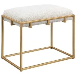 Paradox Bench By Uttermost -Interior Sales Store Uttermost 23663 A1 ANGLE