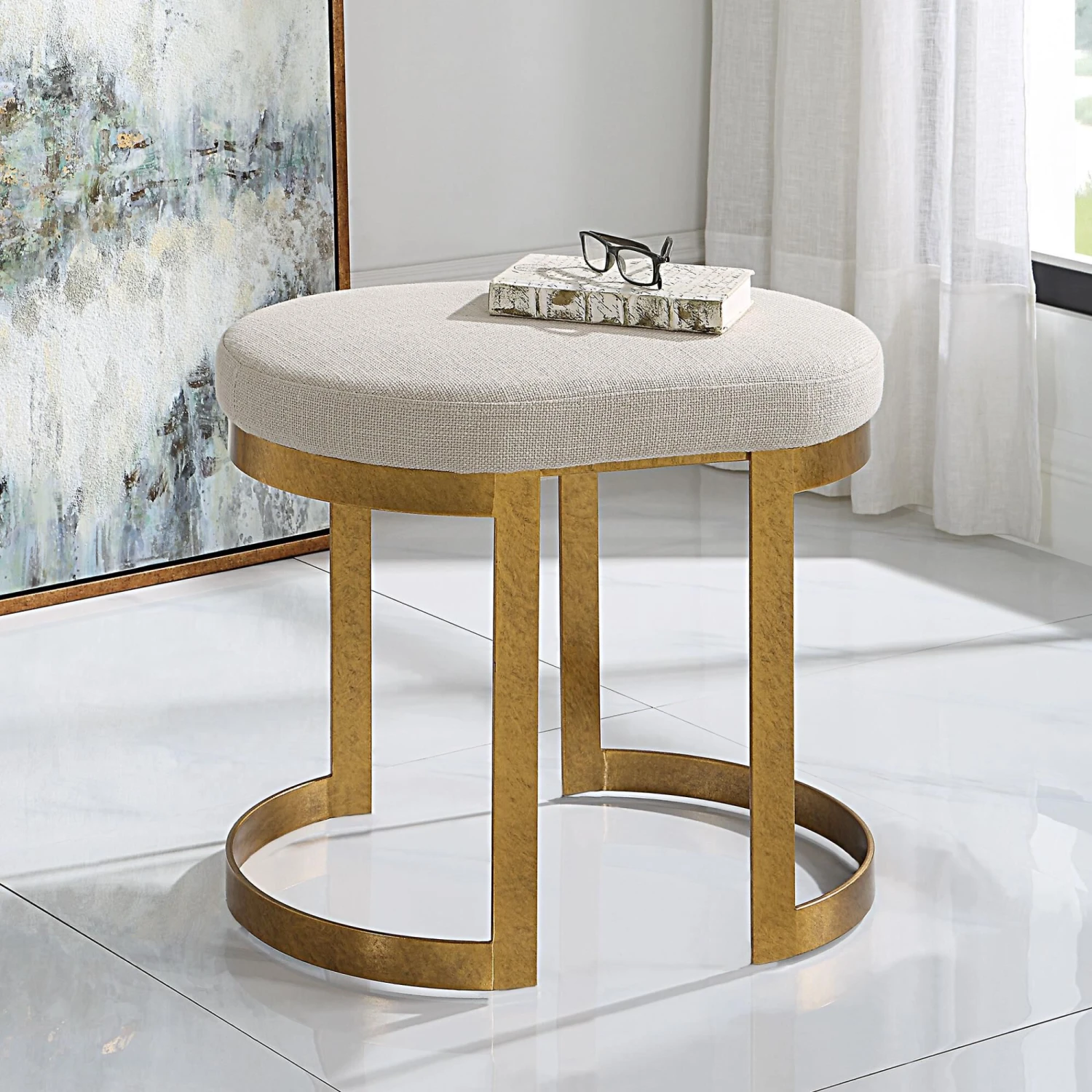 Infinity Stool By Uttermost 9 Infinity Stool By Uttermost - Image 7