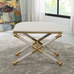 Socialite Bench By Uttermost -Interior Sales Store Uttermost 23732 A