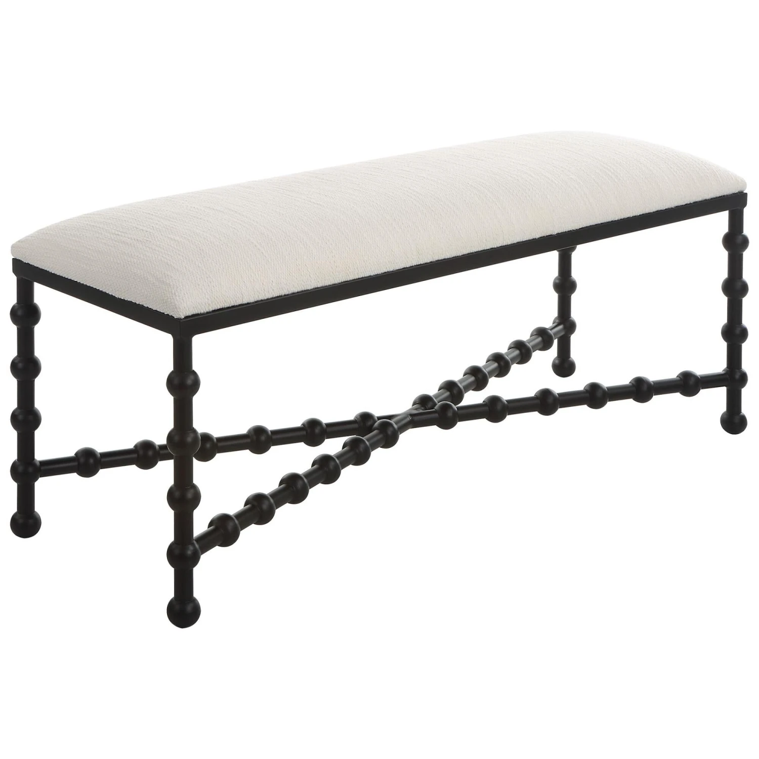 Iron Drops Bench By Uttermost 6 Iron Drops Bench By Uttermost - Image 4