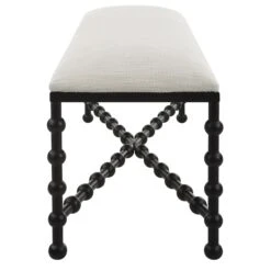 Iron Drops Bench By Uttermost 13 Iron Drops Bench By Uttermost -Interior Sales Store Uttermost 23756 A2 SIDE