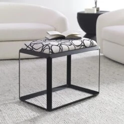 Curls Bench By Uttermost 9 Curls Bench By Uttermost -Interior Sales Store Uttermost 23768 Lifestyle