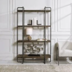 Stilo Bookcase By Uttermost 14 Stilo Bookcase By Uttermost -Interior Sales Store Uttermost 24970 A4