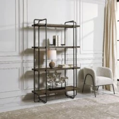 Stilo Bookcase By Uttermost 15 Stilo Bookcase By Uttermost -Interior Sales Store Uttermost 24970 L