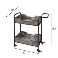 Elixir Bar Cart By Varaluz 19 Elixir Bar Cart By Varaluz -Interior Sales Store Varaluz Casa 4FEN0201 dim